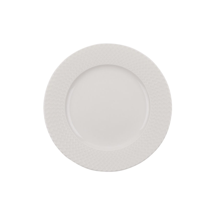 Middagsservis 24 delar vit/porslin