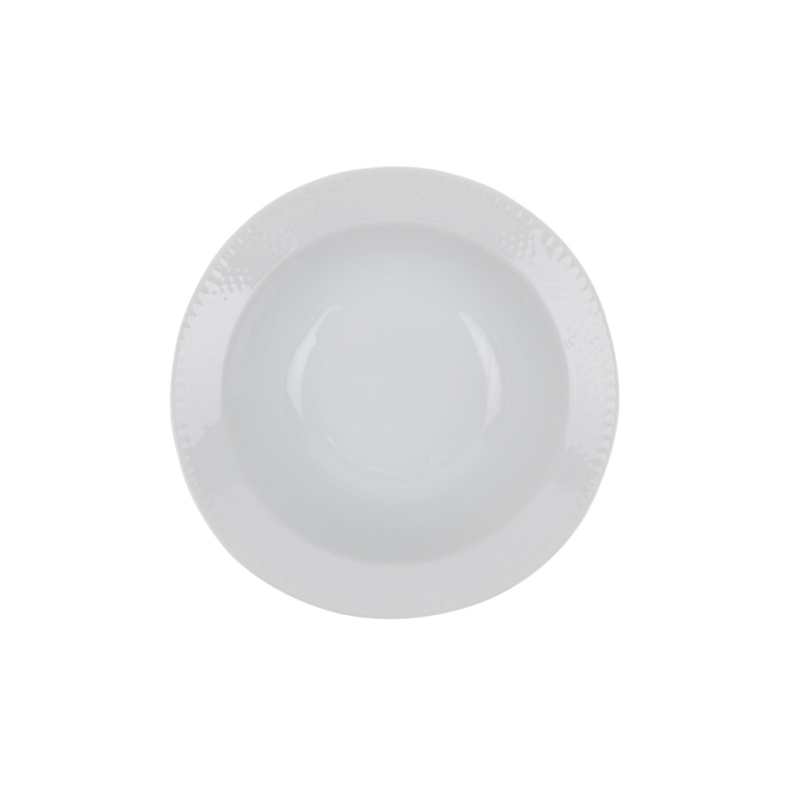 Middagsservis 24 delar vit/porslin