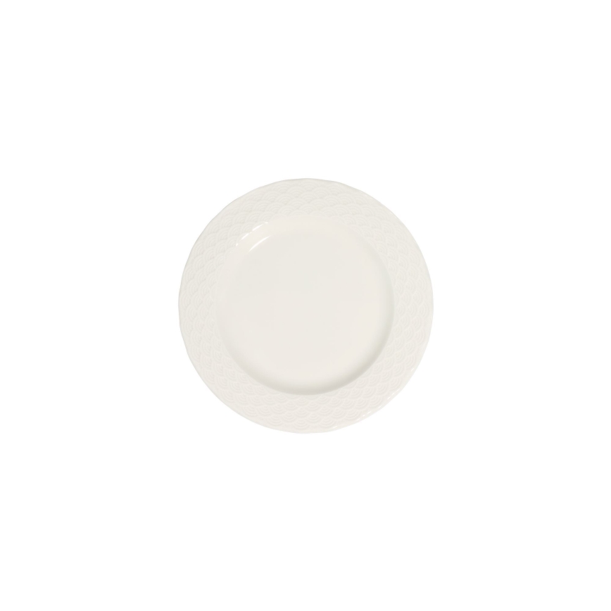 Middagsservis, 24 delar, vitt porslin
