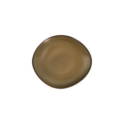 Middagsservis 27 delar vit/brun/porslin