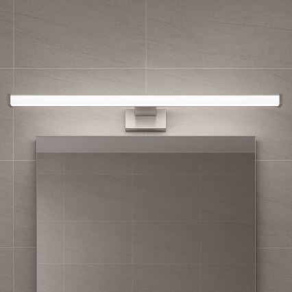 MIRORE LED-spegelbelysning för badrum, 10W/230V, 60 cm, IP44, blank krom