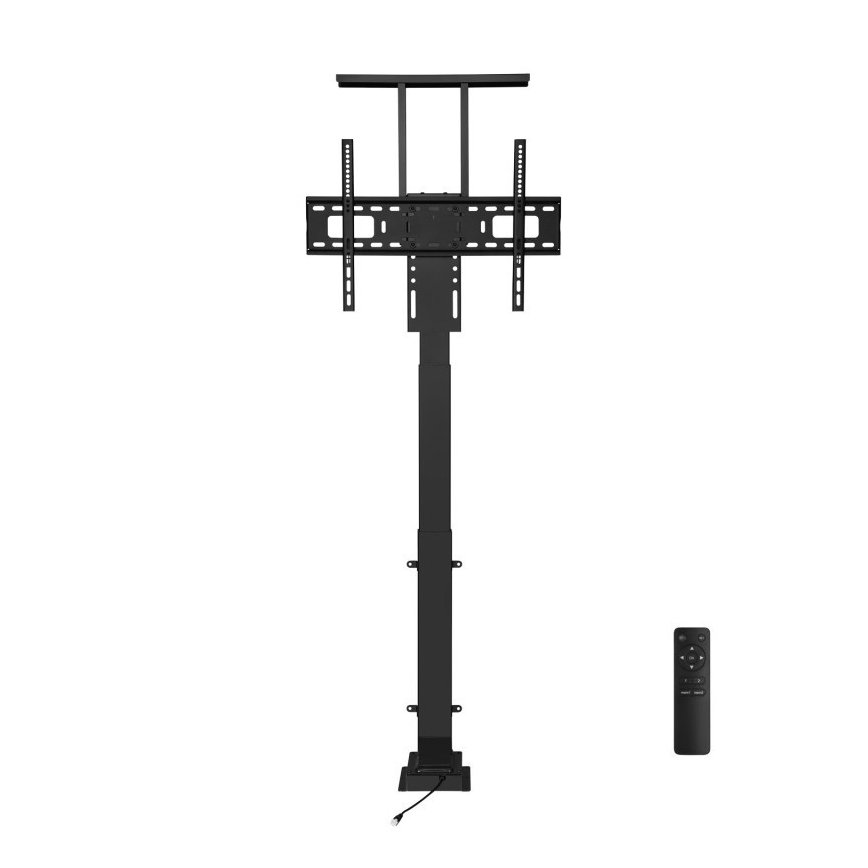 MK FLORIA MKF-19DM648 - Golvstativ för TV 37-65 svart SCHUKO + fjärrkontroll