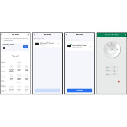 MK FLORIA MKF-20DM444 - Smart takhållare för TV 55 svart Wi-Fi TUYA + fjärrkontroll