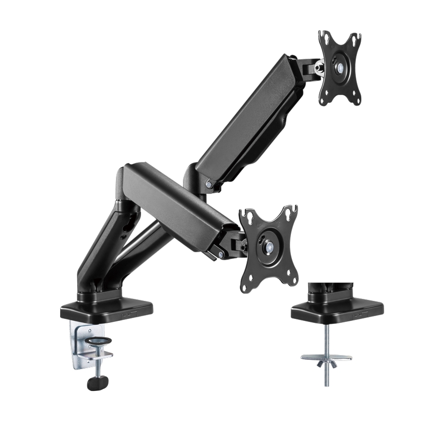 MK FLORIA MKF-21DP113S2 - Justerbart fäste för två 32 skärmar, svart