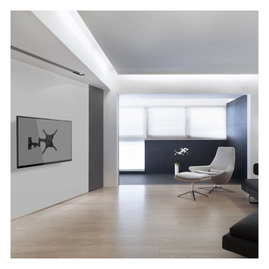 MK FLORIA MKF-21DP224 - Väggfäste för TV med ledarm 46 svart