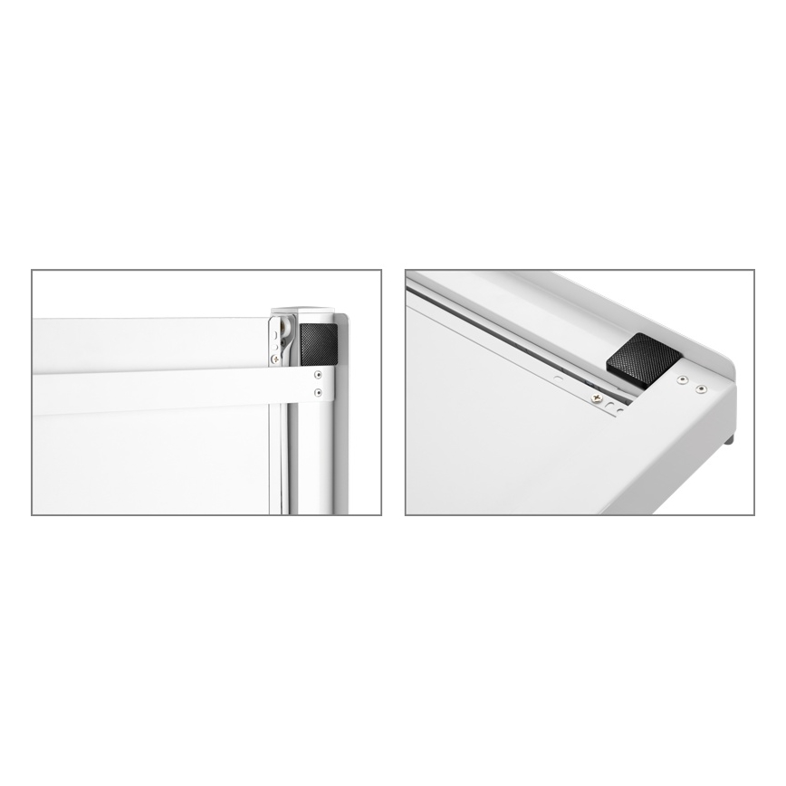 MK FLORIA MKF-23MZ601 - Staplingssats för tvättmaskin och torktumlare med utdragbar hylla 60 cm vit