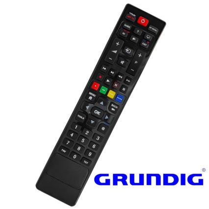MK FLORIA Superior fjärrkontrol UNI TV Grundig - Ersättning fjärrkontroll för TV brand Grundig 2xAAA