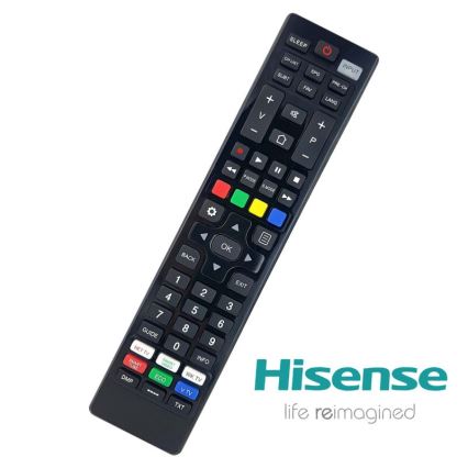 MK FLORIA Superior fjärrkontrol UNI TV Hisense - Ersättning fjärrkontroll för TV brand HISENSE 2xAAA