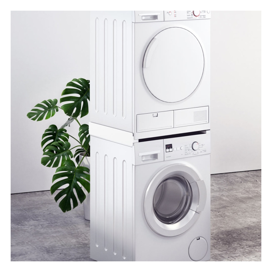 MK FLORIA Superior Tower Slim - Stapelkit för tvättmaskin och torktumlare 66 cm vit
