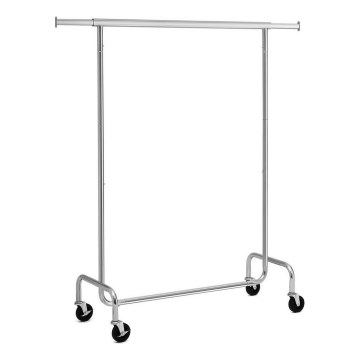 Mobilt fristående klädställ JEAN silver