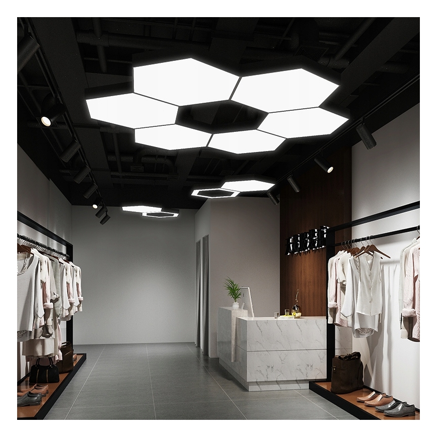 Modern LED-pendel på vajer, 20W/230V, svart