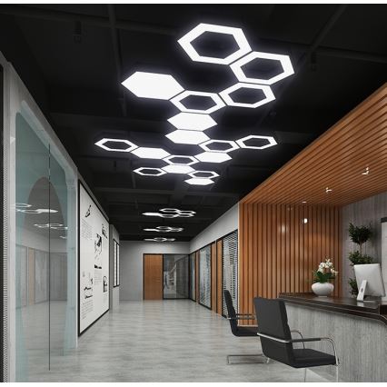 Modern LED-pendel på vajer, 20W/230V, svart