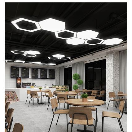 Modern LED-pendel på vajer, 20W/230V, svart