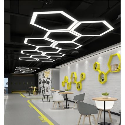 Modern LED-pendel på vajer, 20W/230V, svart