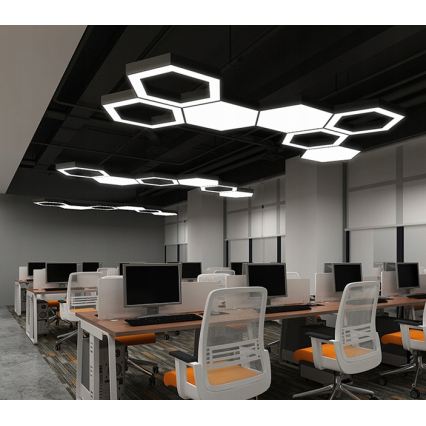 Modern LED-pendel på vajer, 20W/230V, svart