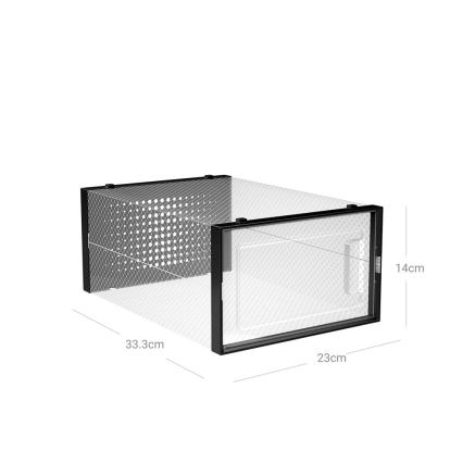 Modulärt hyllsystem med fack BOXIFY, svart