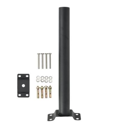 Monteringsfäste för utomhusbelysning BASE, Ø 48 mm, svart