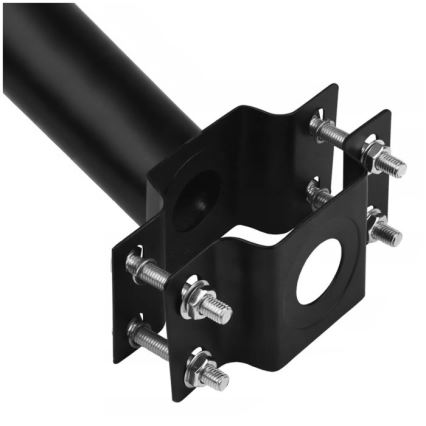 Monteringsfäste för utomhusbelysning BASE, Ø 48 mm, svart