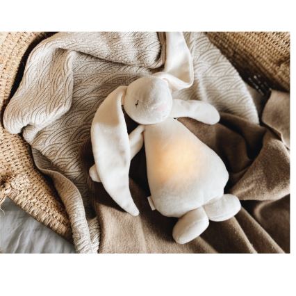 Moonie - Barn liten nattlampa kanin kräm