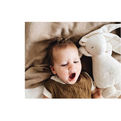 Moonie - Barn liten nattlampa kanin kräm