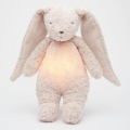 Moonie - Goskompis med melodi och ljus 2.0 kanin organic ros