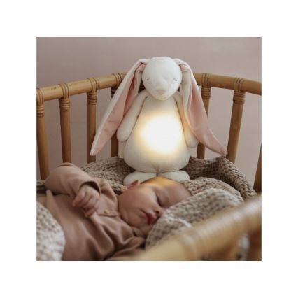 Moonie - Goskompis med melodi och ljus 2.0 kanin powder