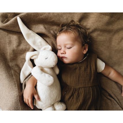 Moonie - Goskompis med melodi och ljus kanin 2.0 organic cappuccino