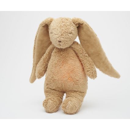 Moonie - Goskompis med melodi och ljus kanin 2.0 organic cappuccino