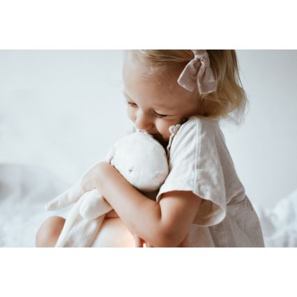 Moonie - Goskompis med melodi och ljus kanin 2.0 organic polar