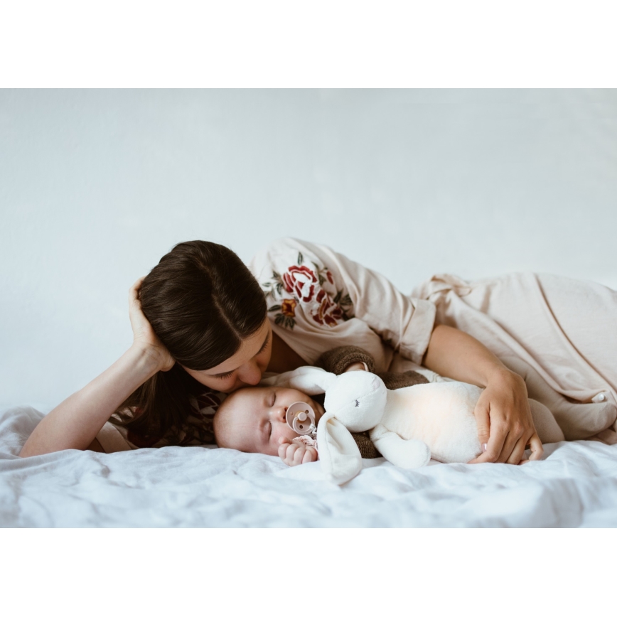 Moonie - Goskompis med melodi och ljus kanin 2.0 organic polar