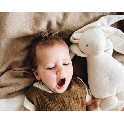 Moonie - Goskompis med melodi och ljus kanin 2.0 organic Sand