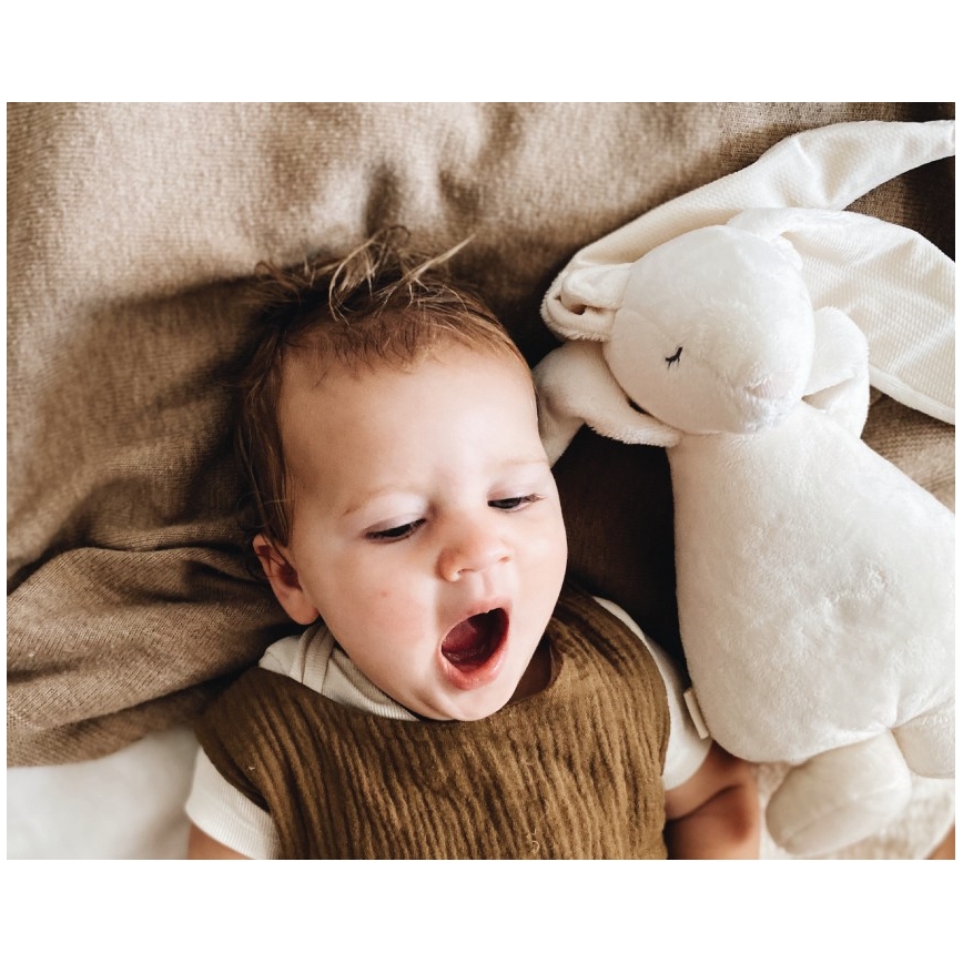 Moonie - Goskompis med melodi och ljus kanin 2.0 organic Sand