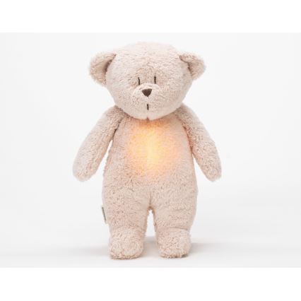 Moonie - Goskompis med melodi och ljus liten björn 2.0 organic ros