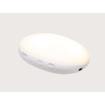 Moonie - Goskompis med melodi och ljus liten björn 2.0 silver