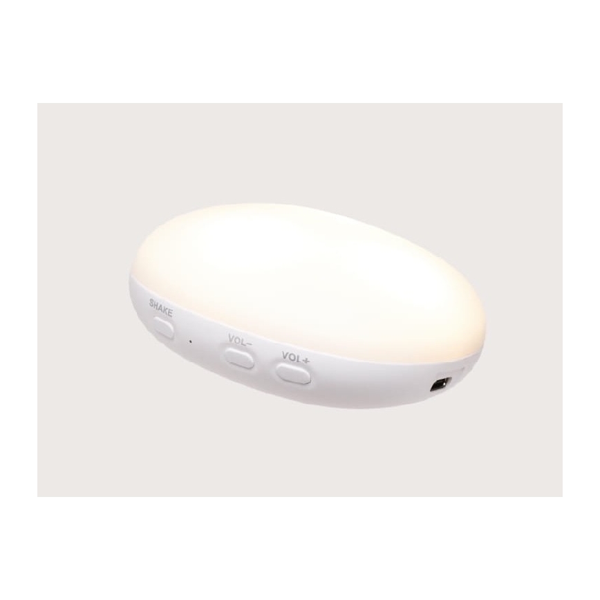 Moonie - Goskompis med melodi och ljus liten björn 2.0 silver