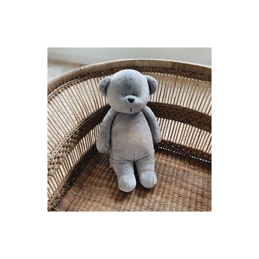 Moonie - Sovdjur med melodi och ljus, nalle silver