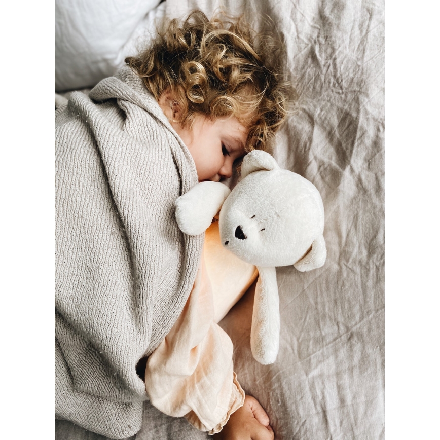 Moonie - Sovdjur med melodi och ljus, nalle silver