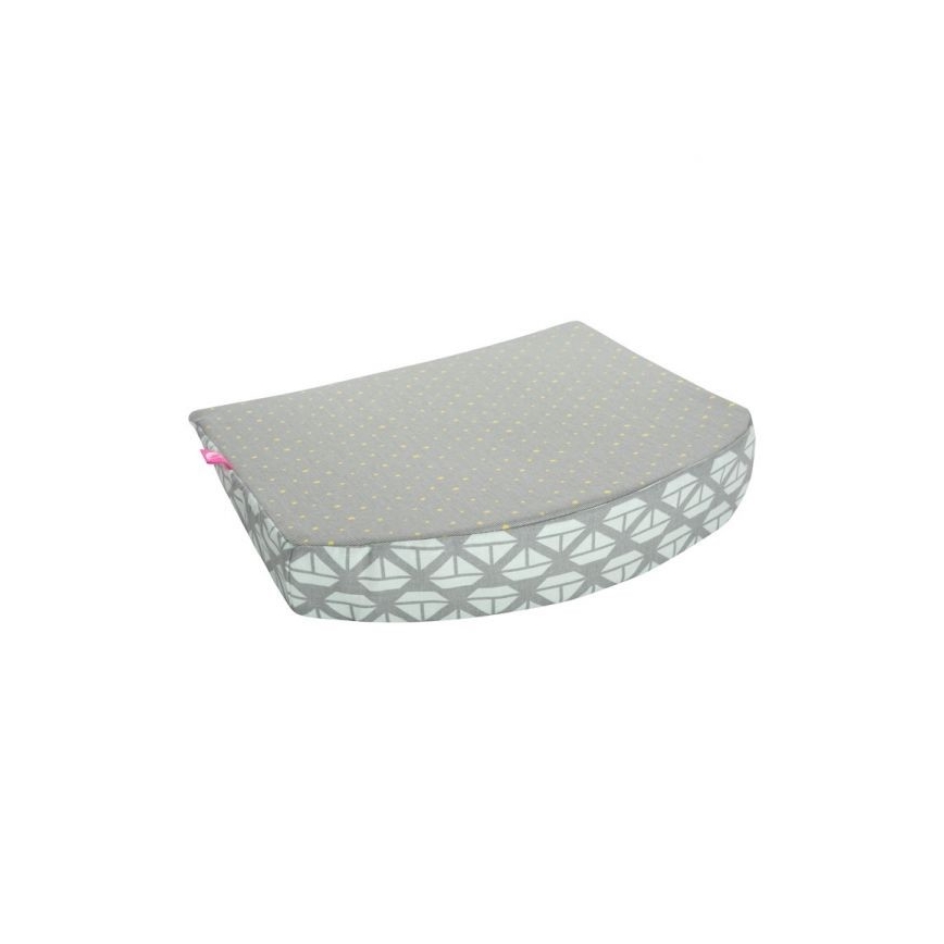 MOTHERHOOD - wedge kudde Mint Boats 30x30 cm, 0-6 m.