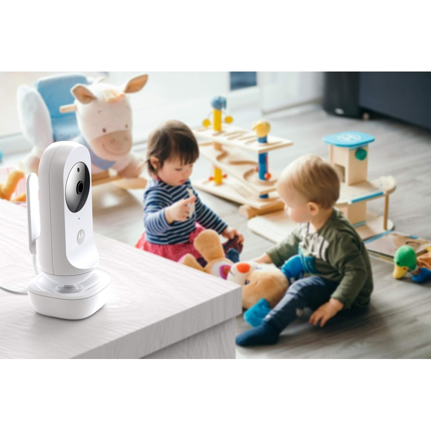 Motorola  - Smart babylarm Nursery Ease 44 Connect Wi-Fi