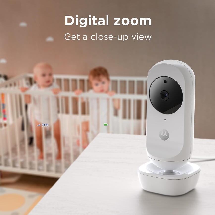 Motorola  - Smart babylarm Nursery Ease 44 Connect Wi-Fi