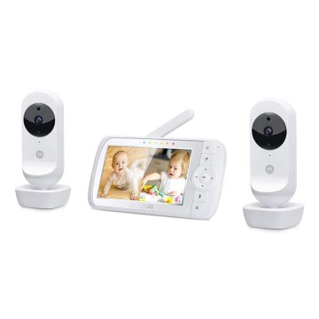 Motorola VM35-2 - Uppladdningsbar babyvakt med 2 kameror 2000 mAh