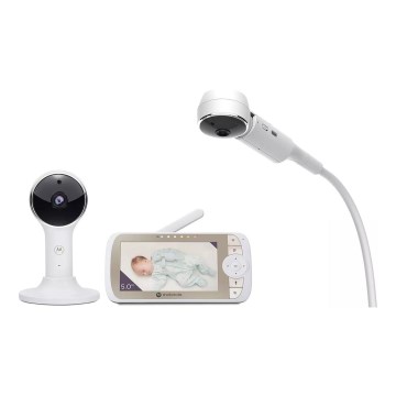 Motorola VM65X - Smarta uppladdningsbar barnmonitor Wi-Fi