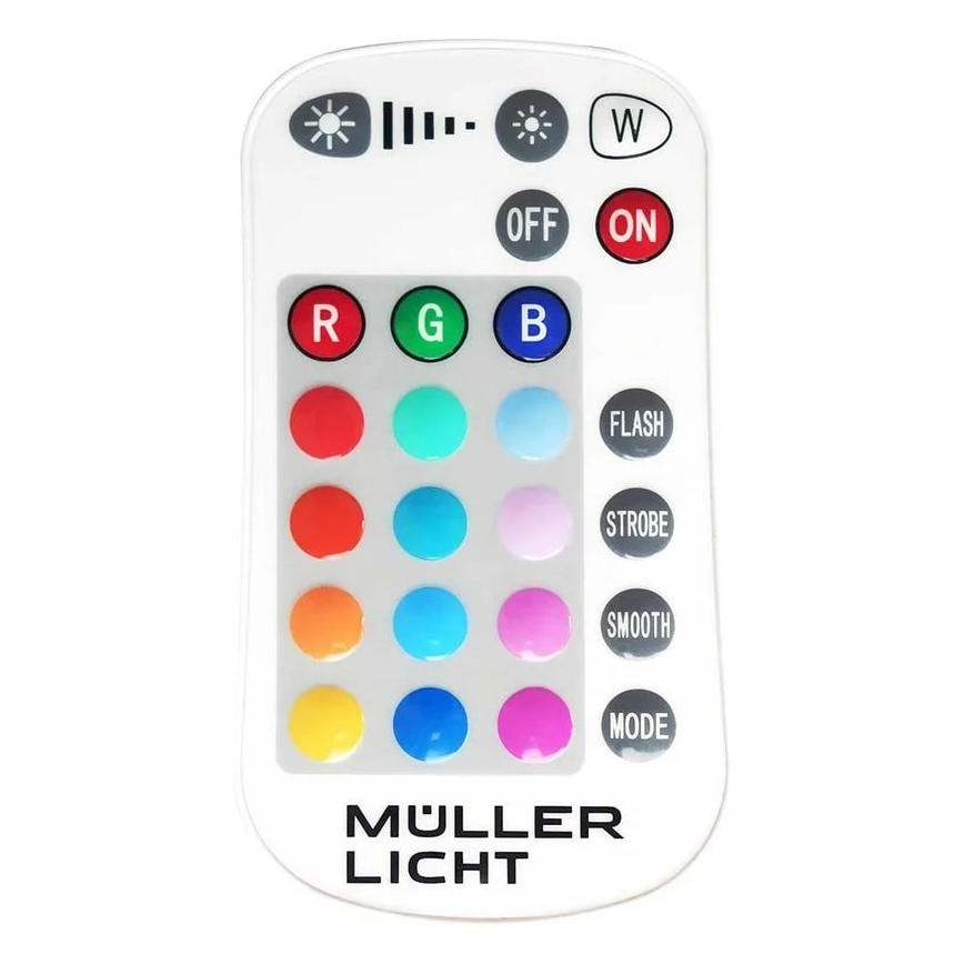Müller-Licht - LED RGBW Ljusreglerad utomhus strålkastare LED/10W/230V IP65 + fjärrkontroll