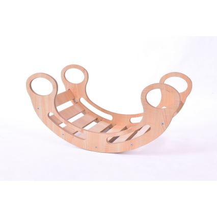 Multifunktionell Montessori-gunga i lönnträ