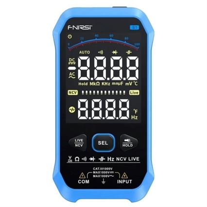 Multimeter med 1000 mAh batteri, 5 V