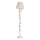 MW-LIGHT - Golvlampa FLORA 1xE27/40W/230V vit/krämfärgad