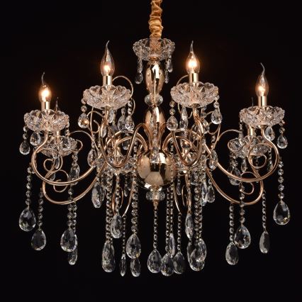 MW-LIGHT - Hängande Kristallkrona ADELE 8xE14/40W/230V