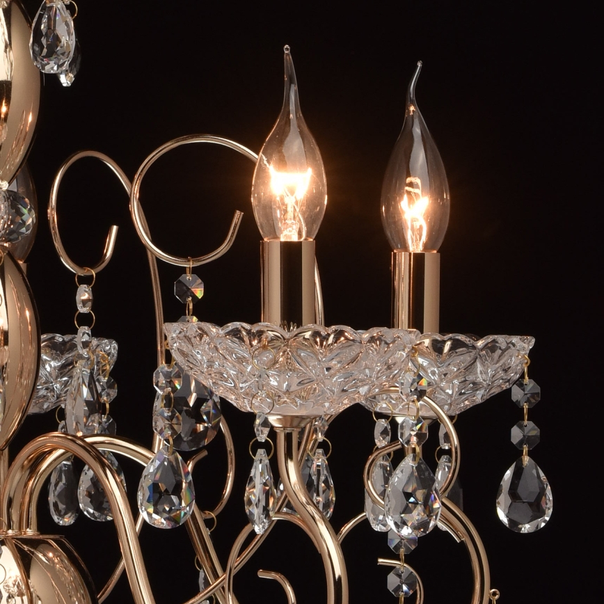 MW-LIGHT - Hängande Kristallkrona ADELE 8xE14/40W/230V