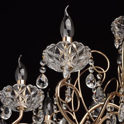 MW-LIGHT - Hängande Kristallkrona ADELE 8xE14/40W/230V