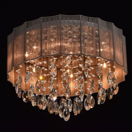 MW-LIGHT - Kristallampa tak JACQUELINE 10xG4/20W/230V + 8xG4/3W/230V
